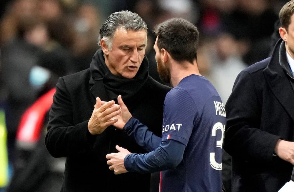 El entrenador del Paris Saint Germain, Christophe Galtier destacó a Lionel Messi como jugador y compañero. / Gentileza.
