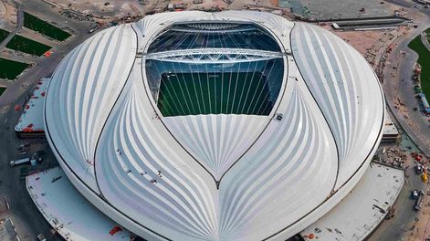Al Janoub Stadium. Obra del estudio Zaha Hadid Arquitectos y la corporación tecnológica Aecom. / Gentileza.