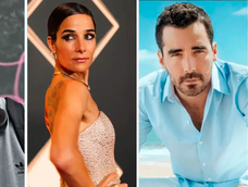Franco Torchia, Juana Viale y Nacho Viale.