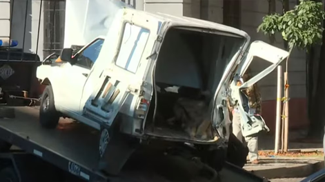 Los testigos aseguran que la camioneta intentó cruzar con la barrera baja.