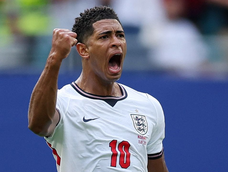 Jude Bellingham, autor del primer gol de Inglaterra ante Noruega en el Mundial 2026.&nbsp;