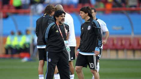 Maradona le pidió a Messi que se retire de la Selección Argentina