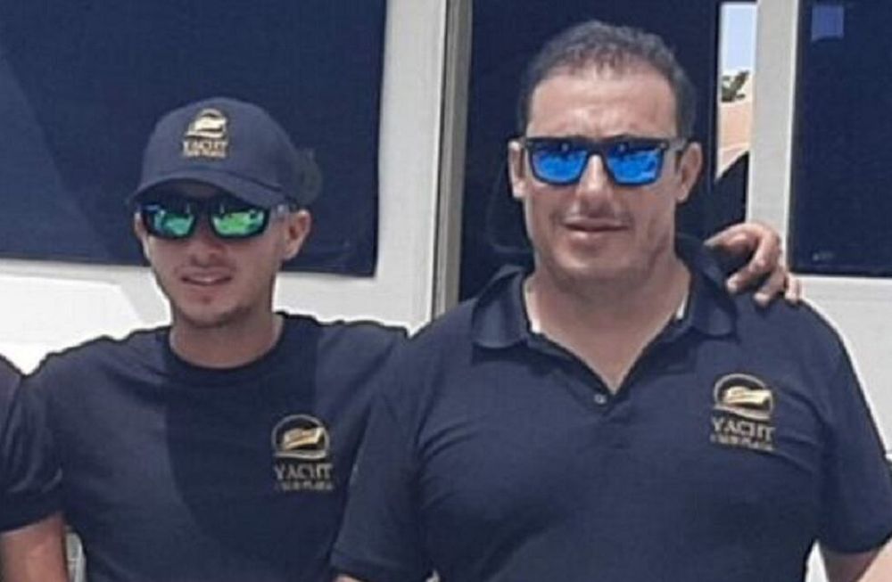 Renzo Spasiano y Carlos Juárez, los argentinos desaparecidos en el yate (Gentileza)
