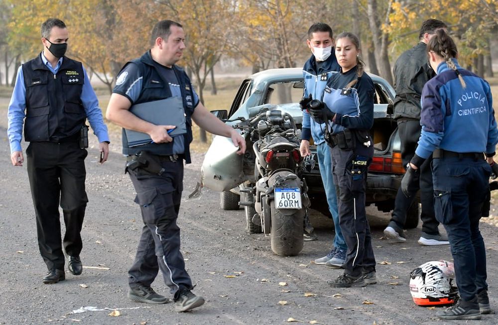 08 de Mayo Mendoza PolicialesAccidente automovilístico La ex Reina Nacional de la Vendimia Giuliana Lucoski y su pareja resultaron heridos tras un accidente de tránsito en Acceso Sur Luján de Cuyo, informaron fuentes policialesFoto: Orlando Pelichotti / Los Andes