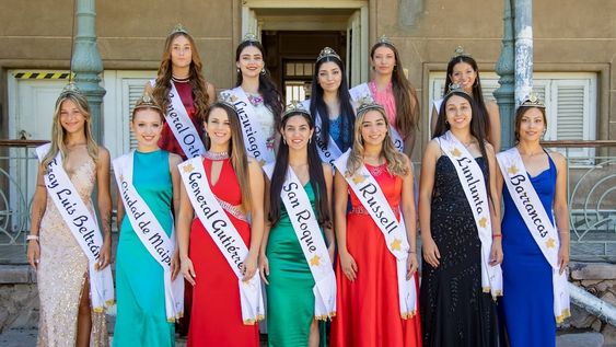 Candidatas a la corona de Maipú  en la Vendimia 2024