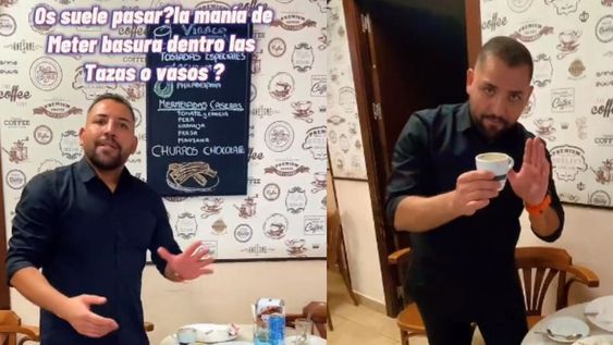Bajo el usuario @camarero_tiktoker, Gonzalo Terrazas explica los errores de la clientela.