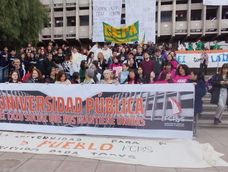 5° Marcha Federal Universitaria: la movilización ya comenzó en Mendoza. &nbsp;