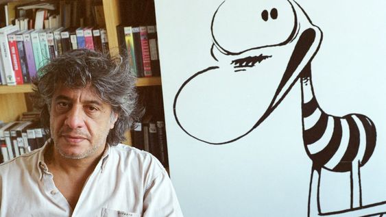 BAS01. BUENOS AIRES (ARGENTINA), 08/05/2012.- Fotografía sin fechar cedida por Clarín muestra al dibujante y humorista argentino Carlos Loiseau, Caloi , que murió hoy, martes 8 de mayo de 2012, en Buenos Aires (Argentina). Caloi, que popularizó el cómic Clemente, murió a los 65 años a causa de un cáncer. FOTO CLARÍN