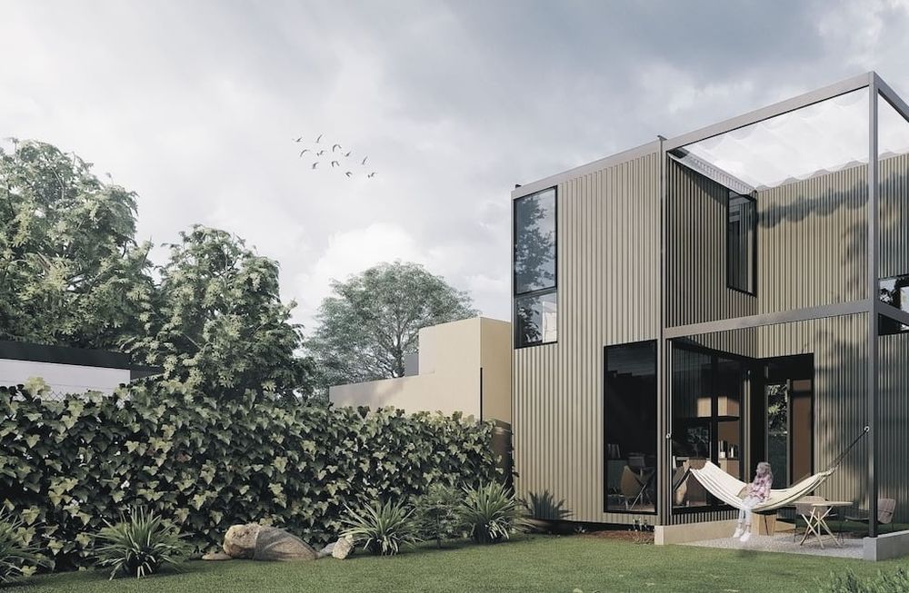 Casa propia: modelo, Metropolitana VIModelo desarrollado por Arq. Hollman