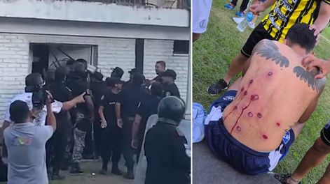 Los Andes | Graves incidentes entre la policía y el plantel de Talleres de Perico.