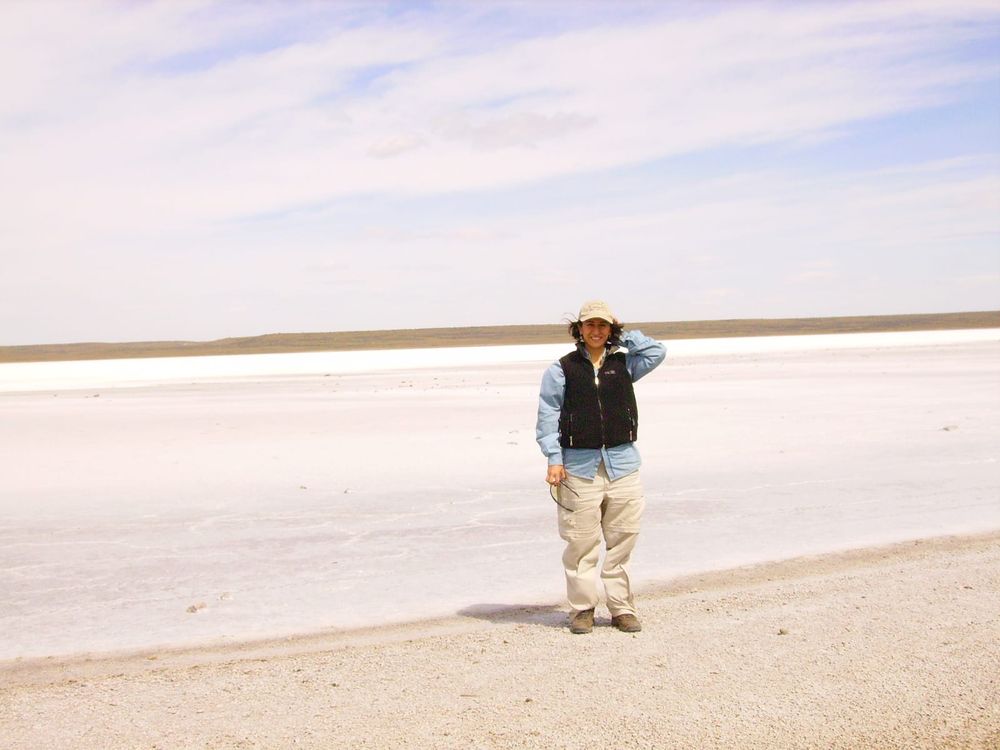 Cecilia Mugas, doctora en Geología y responsable del Gabinete de Mineralogía y Petrología del INGEO.