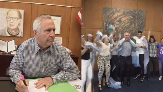 El diplomático sorprendió a sus seguidores con un video junto a su equipo de trabajo, la embajadora del Reino Unido también se sumó al furor mundialista.