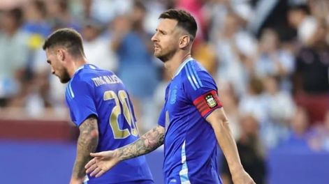 Lionel Messi marcó el empate 1-1 de Argentina ante Guatemala. / Gentileza.