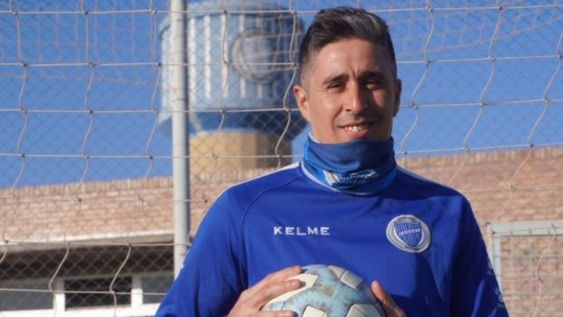 Y un día volvió. Nélson Ibáñez se sumó al equipo conducido por Diego Martínez. / Club Godoy Cruz