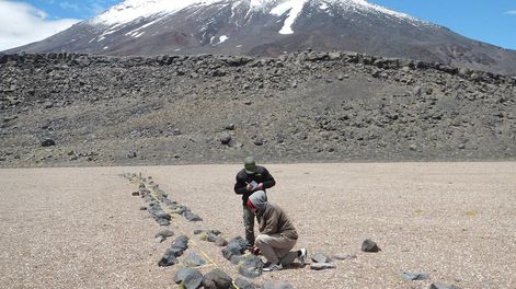 Los Andes | Expertos mendocinos y platenses tomaron muestras del paisaje sagrado del 5 al 11 de enero   en el área protegida de San Carlos. | Foto: gentileza