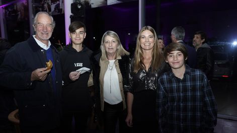 Adrián Monteverdi, Santiago Genco, Cristina Roig, Cecilia Perlino y Francisco Genco.