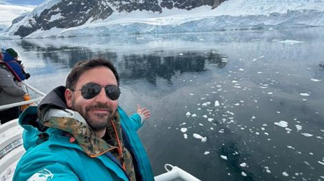 Nicolás Pasquali, el argentino récord que conoció todos los países del mundo, llegó a la Antártida