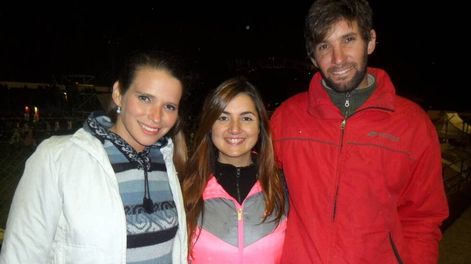 La lluvia no detuvo la caravana