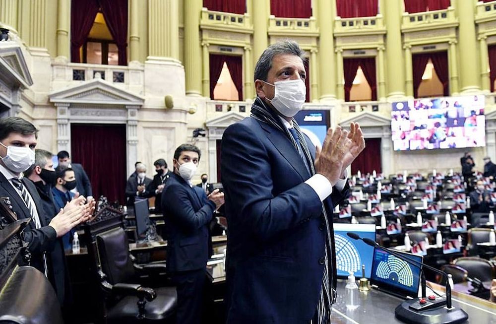 Sergio Massa, presidente de la Cámara de Diputados. Prensa Honorable Cámara de Diputados de la Nación