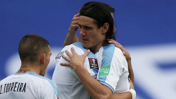 A los 5 minutos, Edison Cavani, puso en vantaja a Uruguay. / Gentileza.
