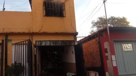 Los Andes | La vivienda que sufrió el incendio / Foto Gentileza