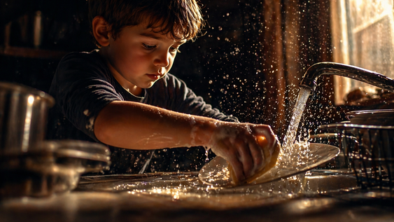 investigaciones muestran que los ninos que tenian tareas domesticas desarrollaron una fortaleza unica