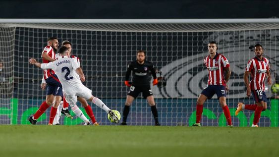 El clásico de Madrid quedó para el Real Madrid que cantó victoria por 2-0. / Gentileza.