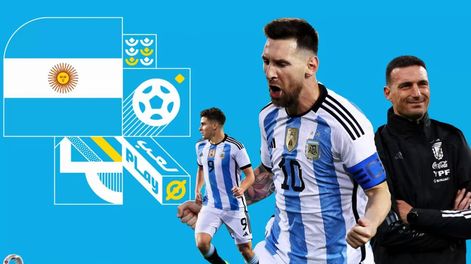 Julián Álvarez, Lionel Messi y Lionel Scaloni, tres que con seguridad estarán en el Mundial Qatar 2022. / FIFA