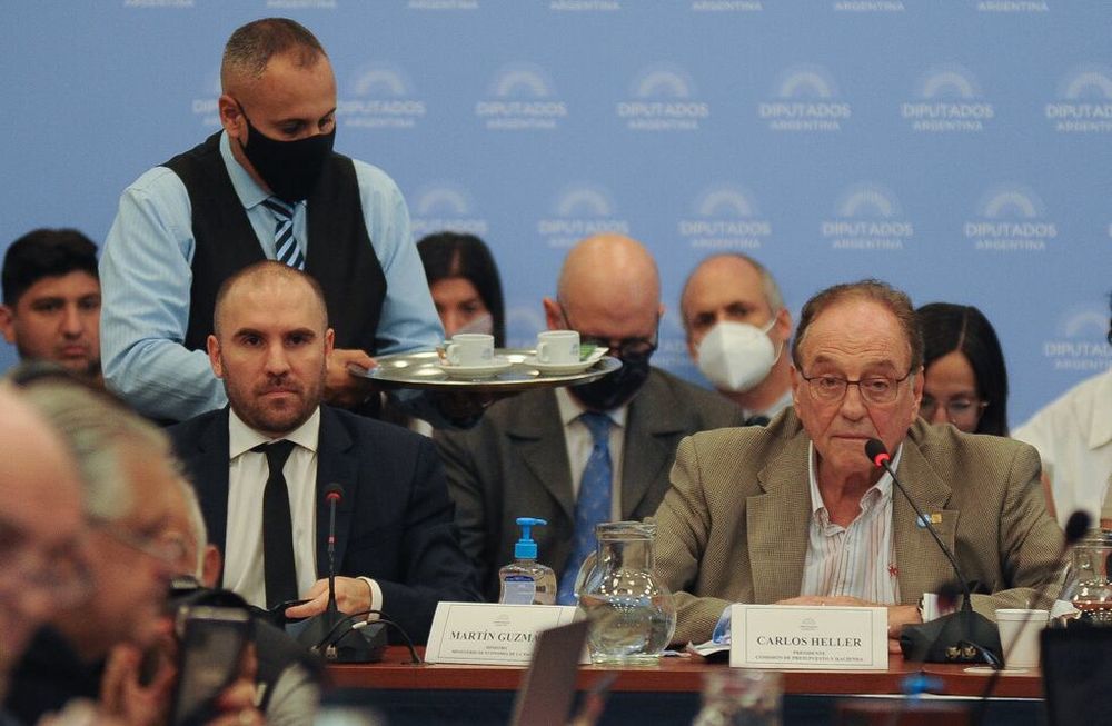 Martín Guzmán y Carlos Heller en el Congreso por la deuda con el FMI. / Fotos Federico López Claro