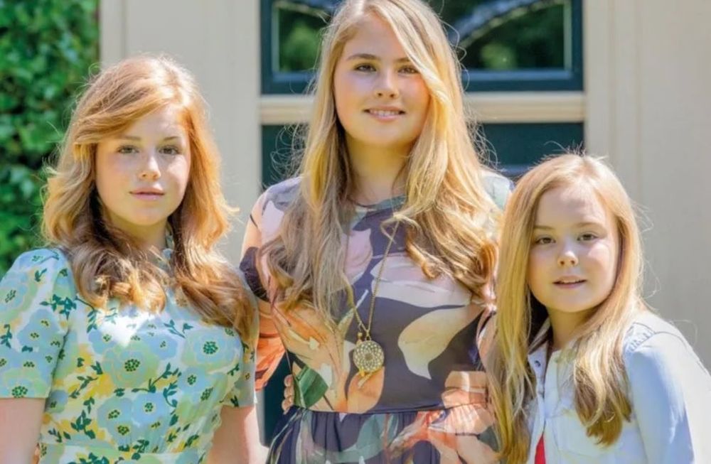 Amalia, la hija mayor, no fue incluida en la propuesta porque es la heredera al trono en los Países Bajos. Foto: Gentileza