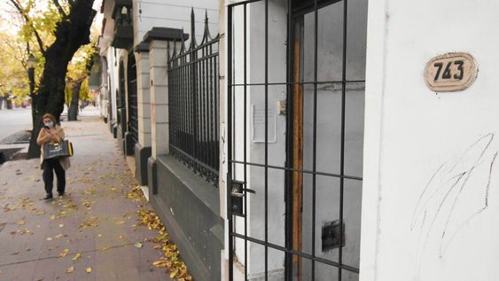 El lugar donde se cometió el atraco que resultó fatal, en calle Patricias Mendocinas 743.Foto: Mariana Villa / Los Andes Marcos Figueroa, homicidio