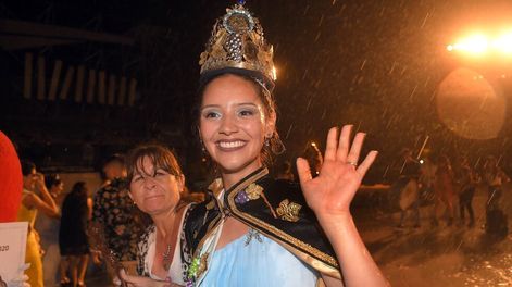 Los Andes | Oriana estudia tecnicatura en Radiología y fue electa en 2020, durante la fiesta “La Cosecha del Encuentro”. Representó al distrito El Chilcal.