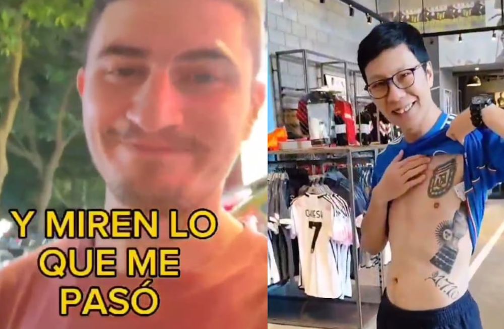 “Hay 1400 millones de chinos y me lo vengo a encontrar”, expresó el cordobés en el video. Foto: Captura video