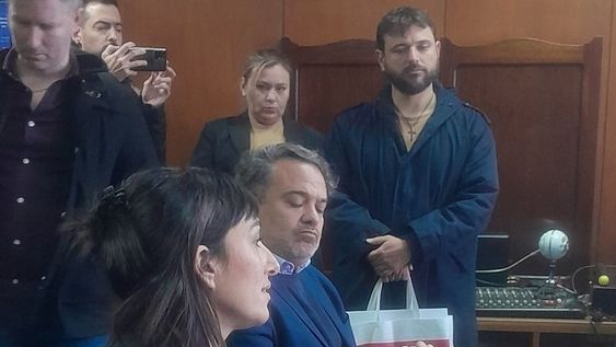 Gianni y Grabois durante la audiencia