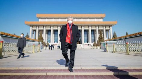 Alberto Fernández participó de un almuerzo en China junto a otros Jefes de Estado. / Archivo