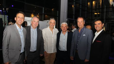 René Villegas, Eduardo Estrada, Pablo Miglioli, Alfredo Panella, Gustavo Badosa y Francisco Cruz.