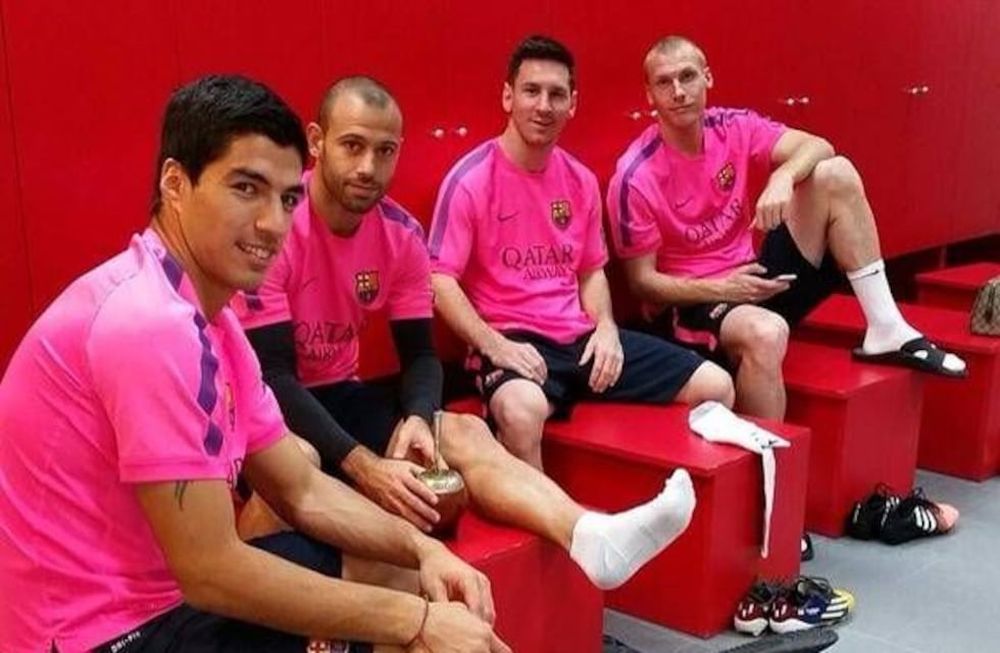 Tras el récord, la Pulga fue a entrenarse y subió una foto a la web