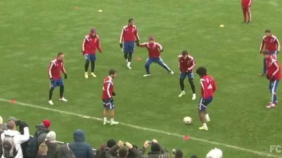 Toque, toque: mirá el espectacular loco del Bayern Munich