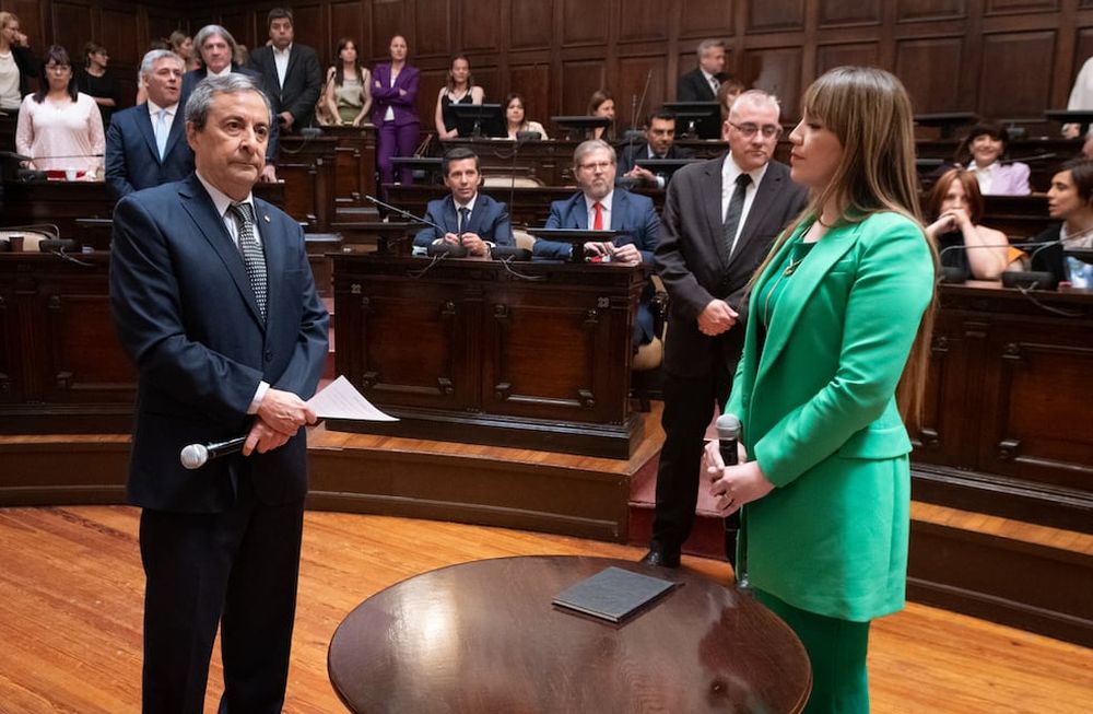 Enrique Thomas y Janina Ortiz.Foto: Ignacio Blanco / Los Andes