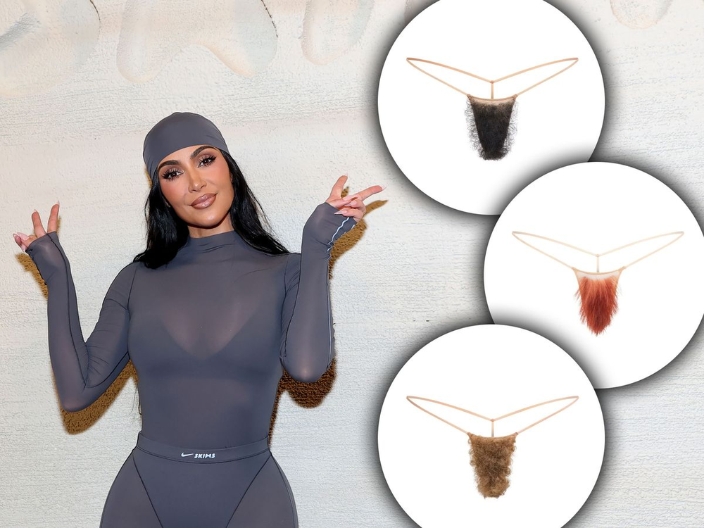 Kim Kardashian lanza una línea de tangas con vello púbico sintético