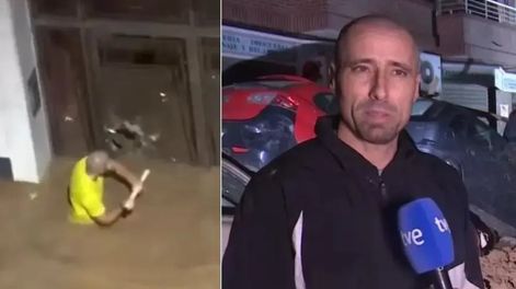 Los Andes | El profesor de inglés rescató a varios alumnos tras una inundación.