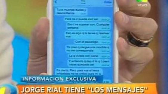 Apareció la última charla de WhatsApp entre Salazar y Redrado