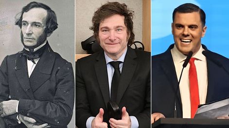 Juan Bautista Alberdi, Javier Milei y el Gordo Dan