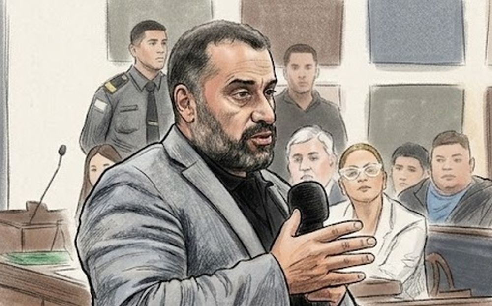 El abogado Pablo Livio Cazabán.  Gentileza Poder Judicial + IA. 