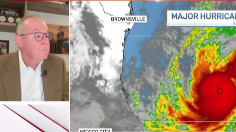 Los Andes | El meteorólogo John Morales se conmovió en vivo al anunciar la magnitud del huracán Milton.