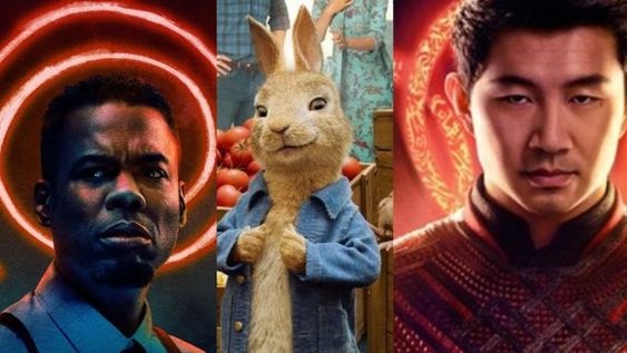 Los estrenos de esta semana: Espiral: el juego del miedo continúa; Peter Rabbit 2 y Shang-Chi y la leyenda de los Diez Anillos (Captura de pantalla).