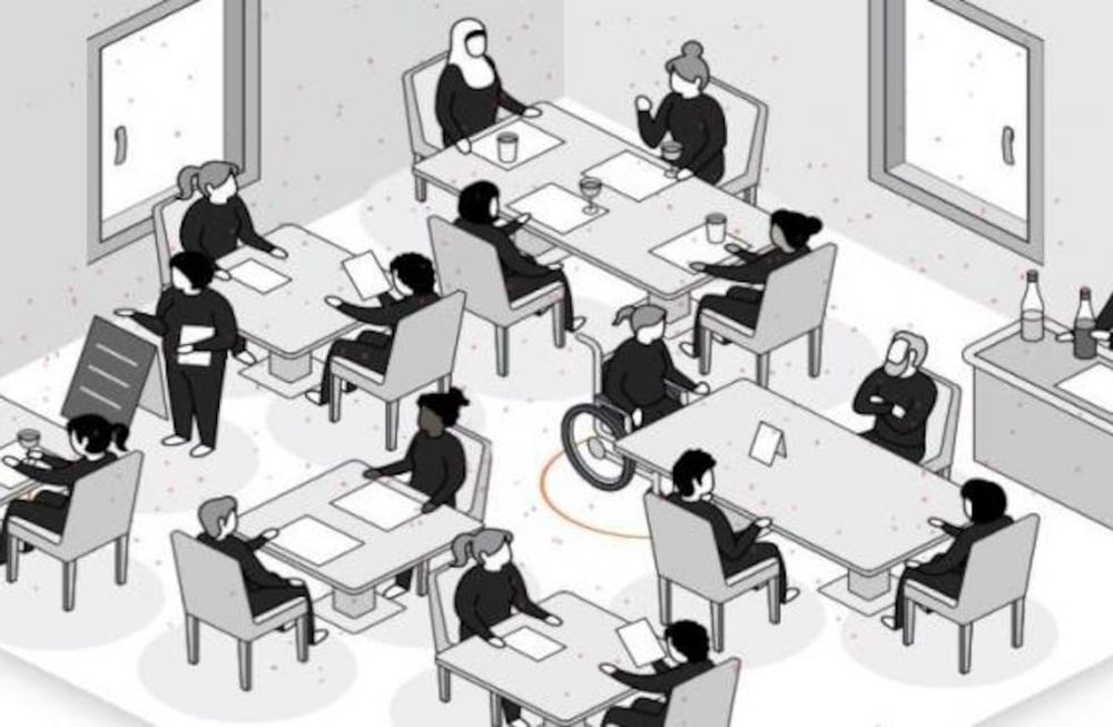 En 5 minutos y a 6 metros de distancia: un estudio reveló cómo se dan los contagios de Covid-19 en interiores