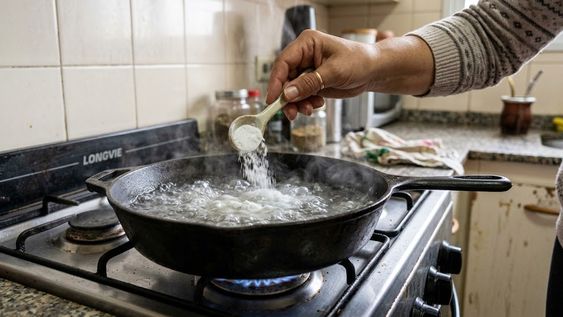 hervir agua con bicarbonato de sodio en una sarten: el metodo sencillo que neutraliza y elimina el olor a comida