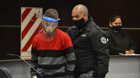 Los Andes | Matías Ponce, el imputado, llegando al juicio. Gentileza Ministerio Público Fiscal.