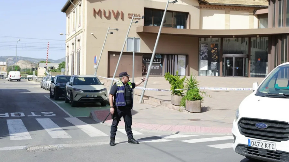 Presencia policial en los alrededores del Museo de Villena este jueves